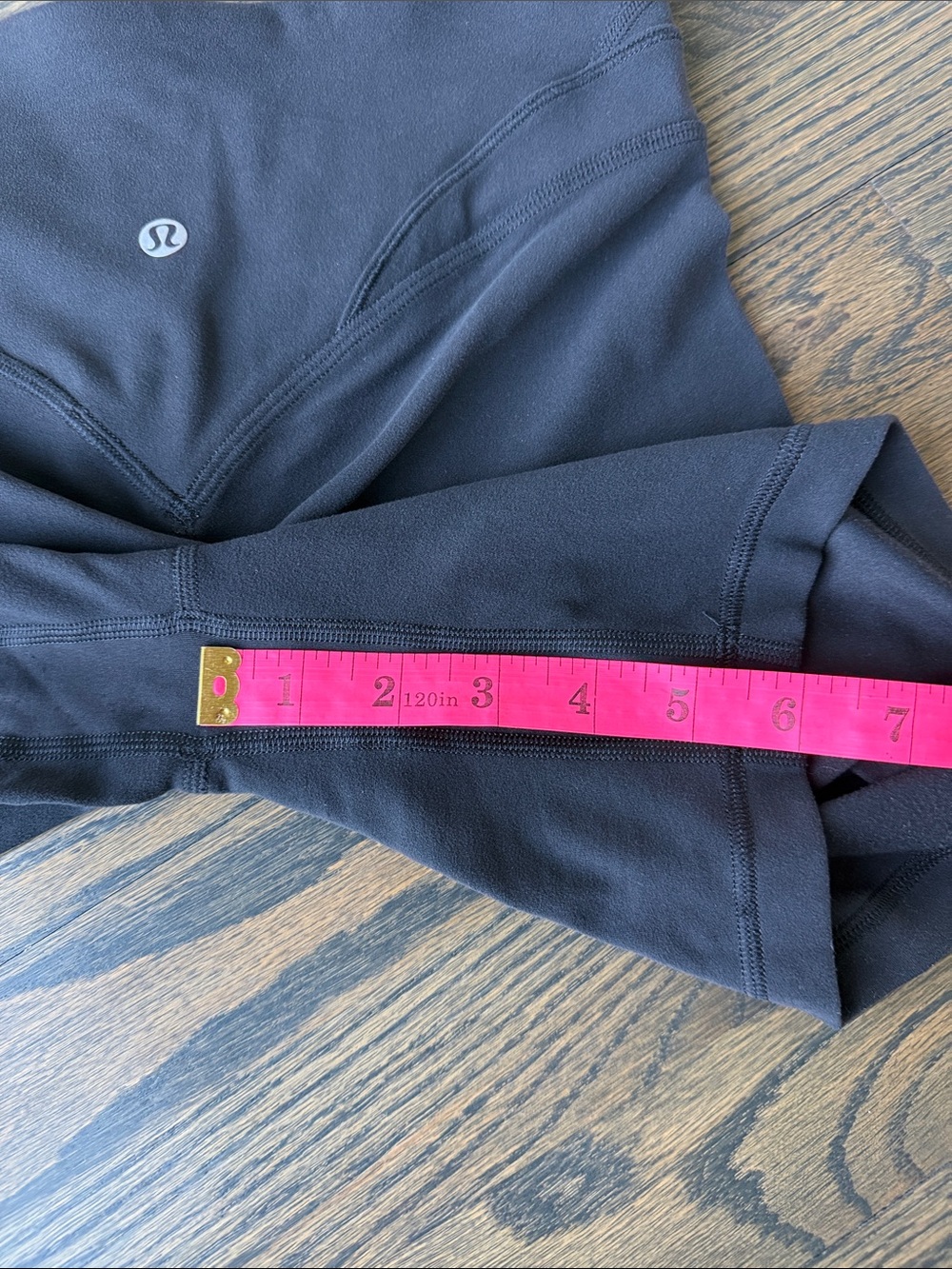 lululemon Align Curve Seam High-Rise Bike Shorts 6” inseam Black size 4 RARE EUC - Picture 4 of 11